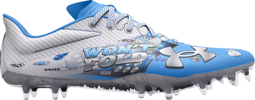 Бутсы Under Armour Blur MC LE Jackpot, синий