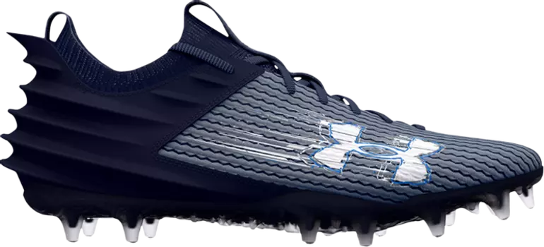 Бутсы Under Armour Blur Smoke 2.0 MC Midnight Navy, синий