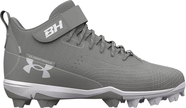 Бутсы Under Armour Harper 7 Mid RM Grey, серый