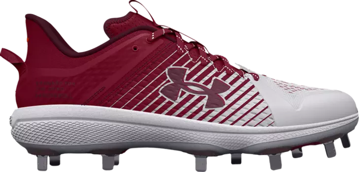 Бутсы Under Armour Yard Low MT Cardinal, красный