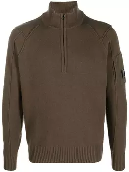 C.P. Company джемпер с декором Lens, зеленый