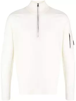 C.P. Company джемпер с декором Lens, белый