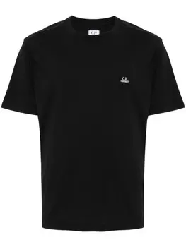 C.P. Company футболка 30/1 с нашивкой-логотипом, черный