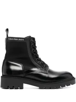 Calvin Klein ботинки в стиле милитари, черный