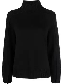 Calvin Klein джемпер с высоким воротником, черный
