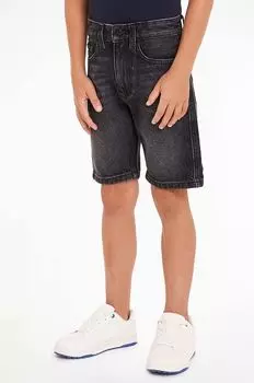 Calvin Klein Jeans Детские джинсовые шорты, черный