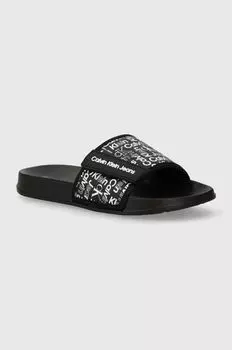 Calvin Klein Jeans Детские шлепанцы, черный