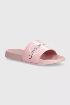 Calvin Klein Jeans Детские шлепанцы, розовый