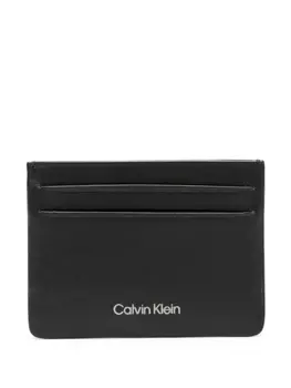 Calvin Klein картхолдер с логотипом, черный