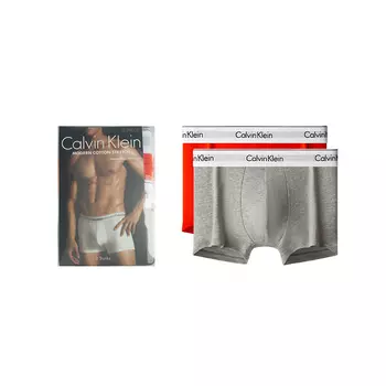 Calvin Klein Мужские боксеры, цвет CBY - Radish red/coconut gray