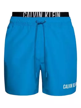 Calvin Klein плавки-шорты с логотипом, синий