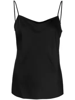 Calvin Klein топ с воротником-хомутом, черный