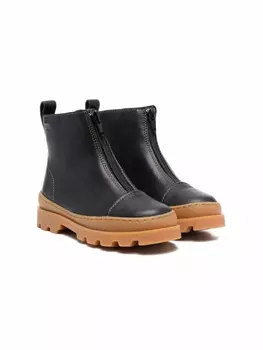 Camper ботинки на молнии, черный