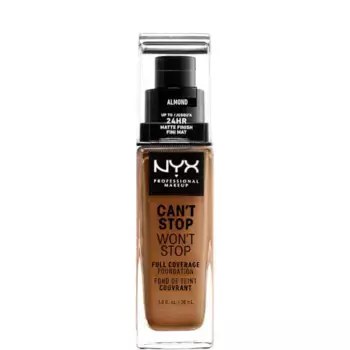 Can’T stop не остановит 24-часовой тональный крем Nyx Professional Makeup, цвет almond