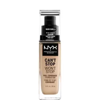 Can’T stop не остановит 24-часовой тональный крем Nyx Professional Makeup, цвет warm vanilla