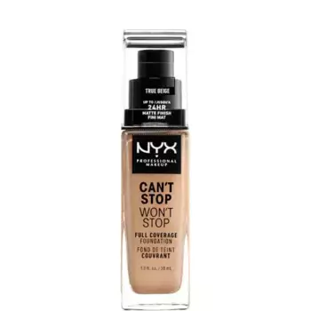 Can’T stop не остановит 24-часовой тональный крем Nyx Professional Makeup, цвет true beige