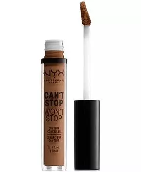 Can't Stop Won't Stop Консилер для контура, 0,11 унции Nyx Professional Makeup, цвет Cappuccino