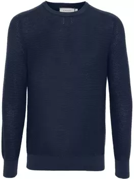Canali джемпер в рубчик, синий