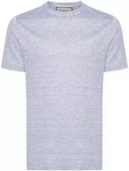 Canali футболка в полоску, синий