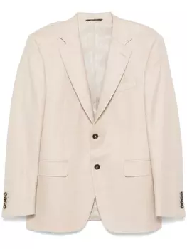 Canali кашемировый пиджак, нейтральный цвет