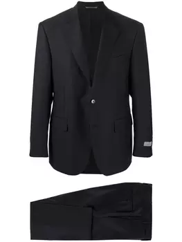 Canali костюм с однобортным пиджаком, синий
