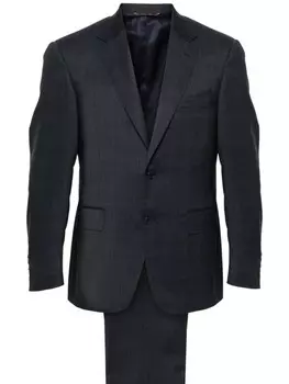 Canali костюм в клетку, синий