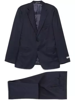 Canali костюм в мелкую клетку, синий