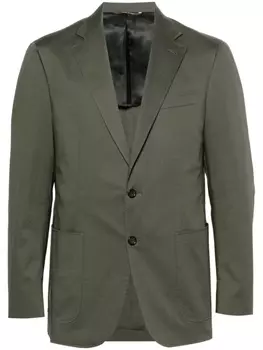 Canali однобортный пиджак, зеленый