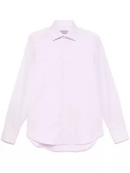 Canali рубашка оксфорд, розовый