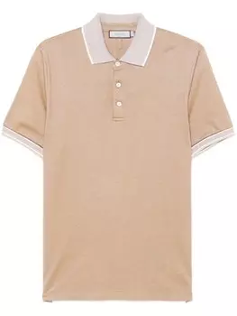 Canali рубашка поло, нейтральный