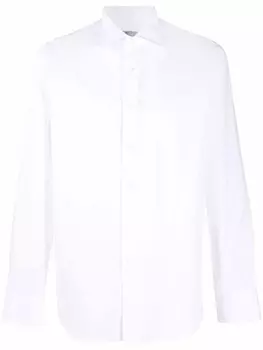Canali рубашка с длинными рукавами, белый