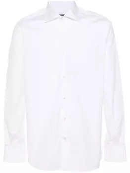 Canali рубашка с длинными рукавами, белый