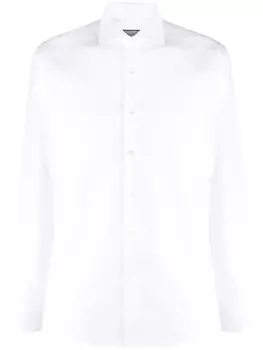 Canali рубашка с длинными рукавами, белый