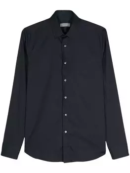 Canali рубашка с длинными рукавами, синий