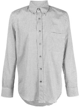 Canali рубашка в клетку, белый