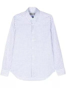 Canali рубашка в клетку, белый