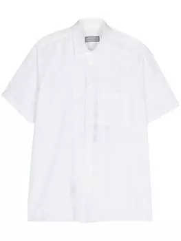Canali рубашка в клетку, белый