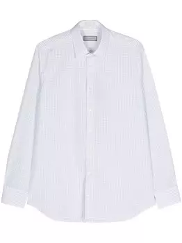 Canali рубашка в клетку, синий