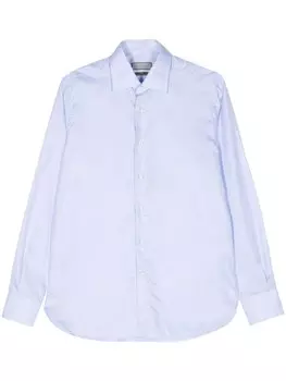 Canali рубашка в клетку, синий