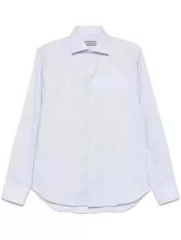 Canali рубашка в клетку, синий