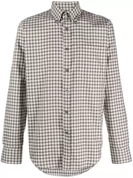 Canali рубашка в клетку, зеленый