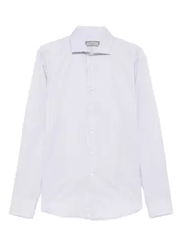 Canali рубашка в полоску, белый