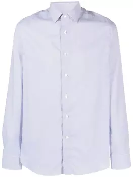 Canali рубашка в тонкую полоску, синий