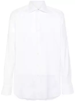 Canali саржевая рубашка, белый