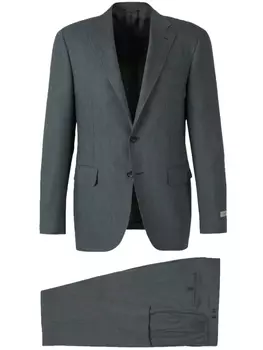 Canali шерстяной костюм, серый