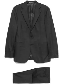Canali шерстяной костюм, серый