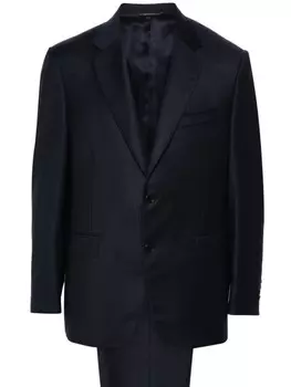 Canali шерстяной костюм, синий