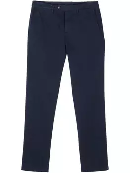 Canali твиловые брюки чинос, синий