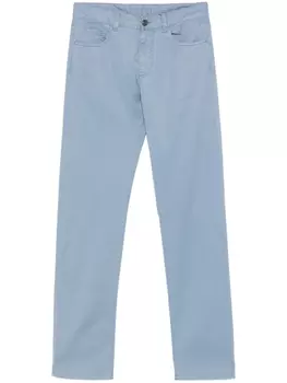 Canali твиловые брюки, синий