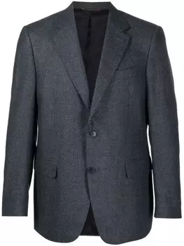 Canali твиловый пиджак, синий